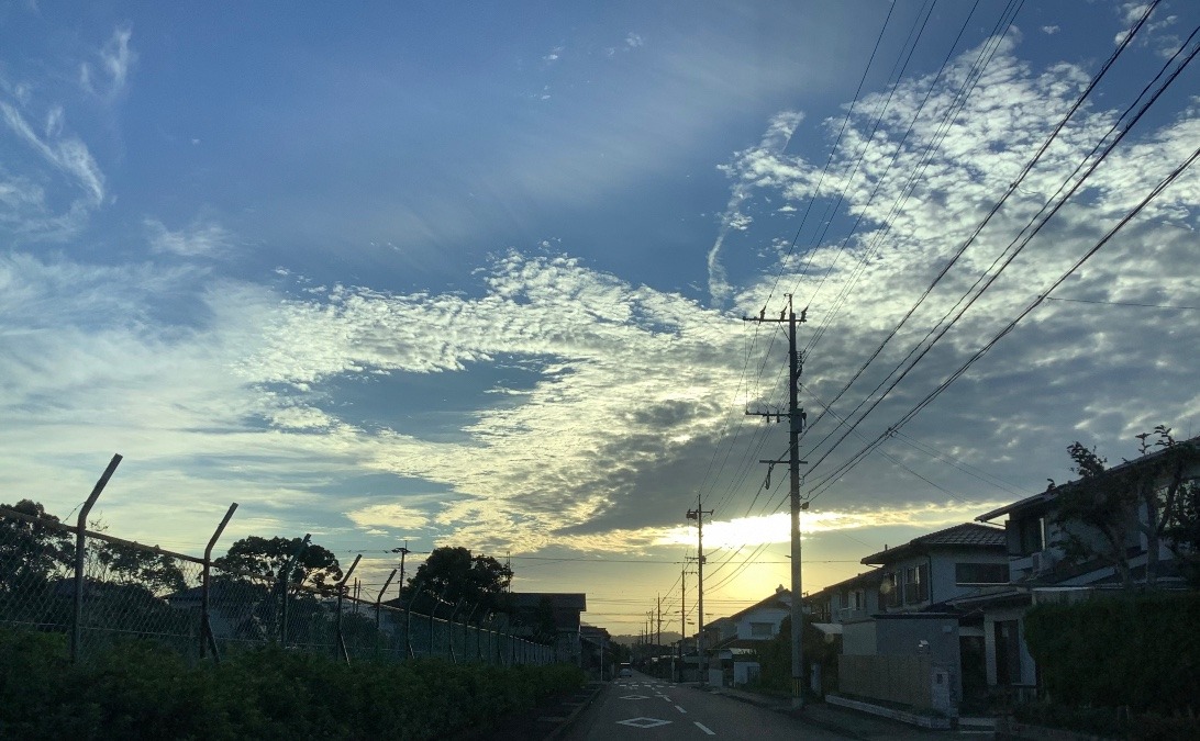 夕方の空