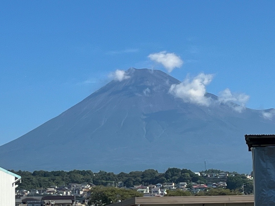 富士山がくっきり