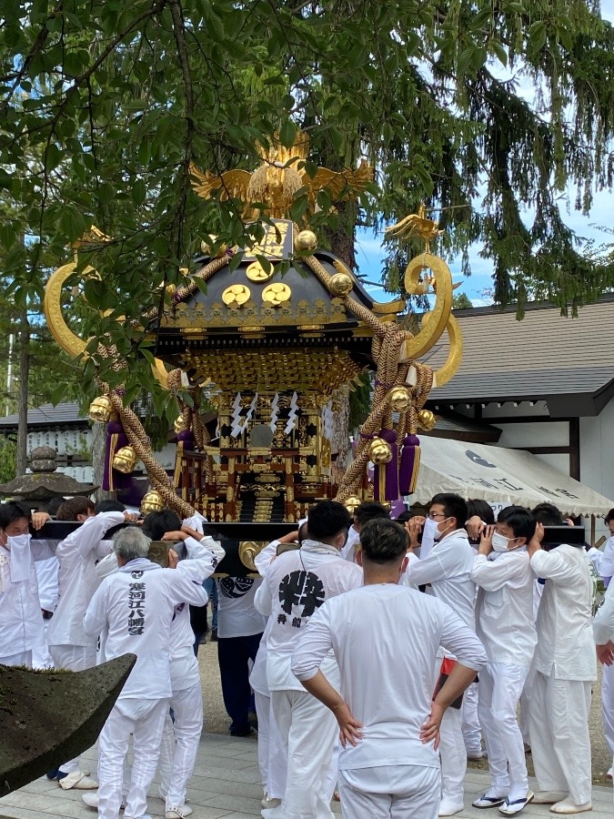 寒河江八幡宮神輿⛩⛩⛩