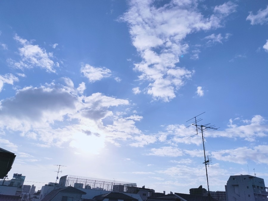 9月16日朝の空