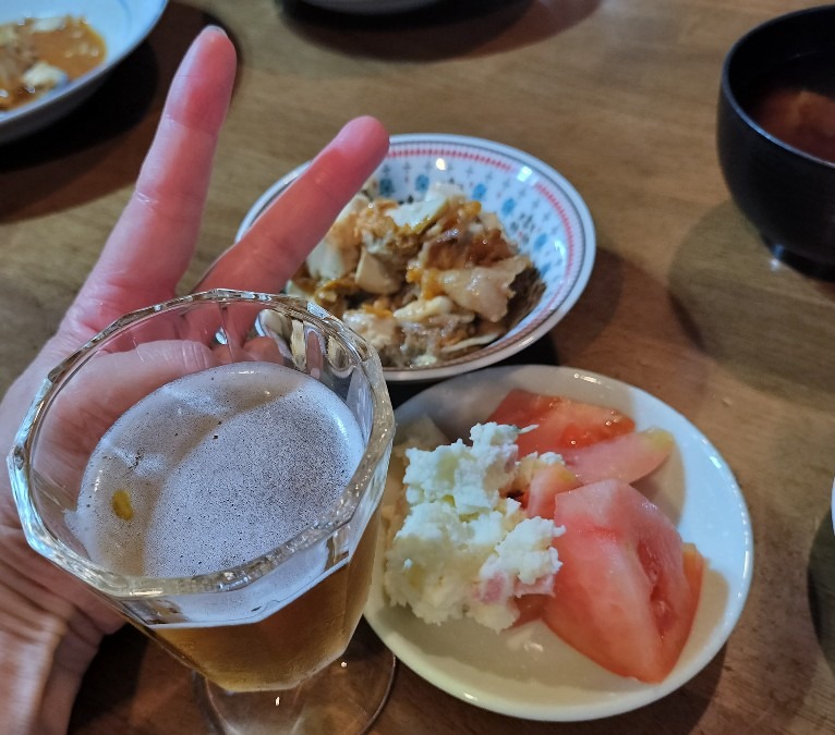 ピース！乾杯