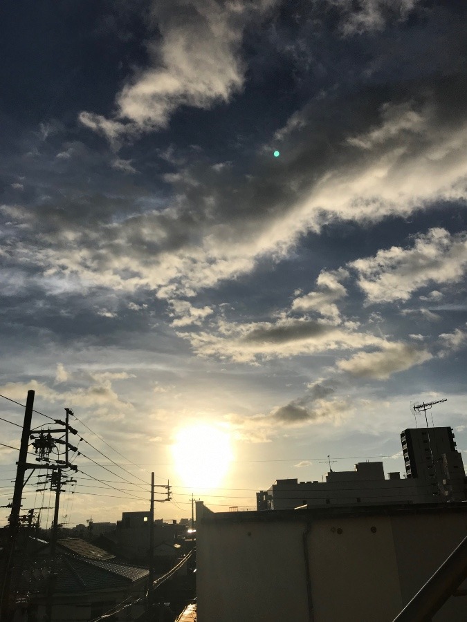 今日の朝陽✨☀️