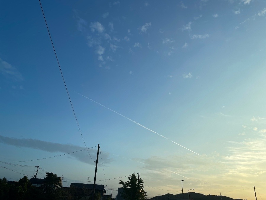 夕方の空　9/25 6時過ぎ