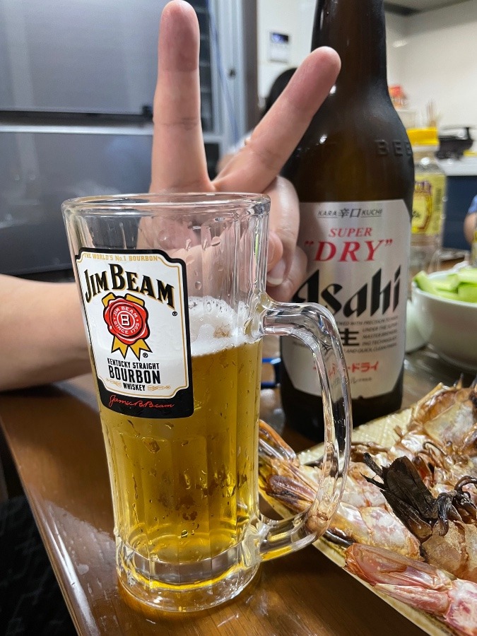 ピース✌️乾杯