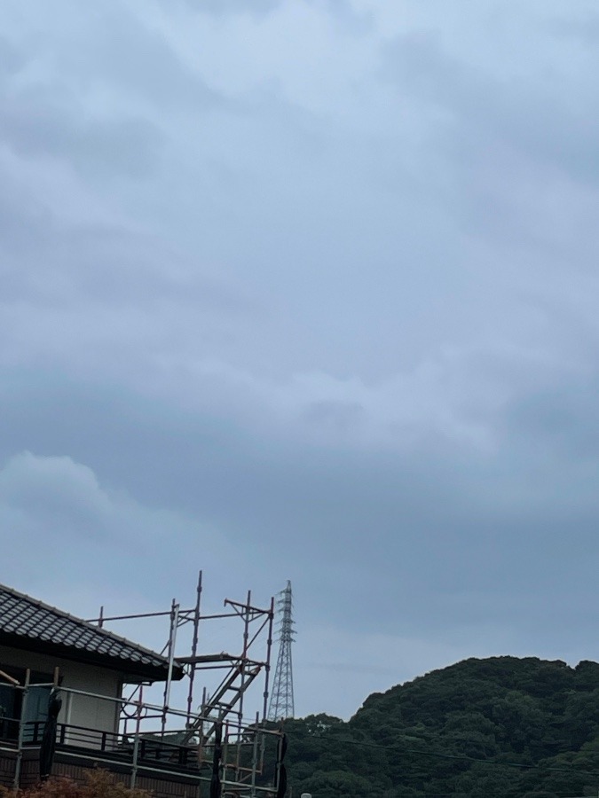 台風接近中