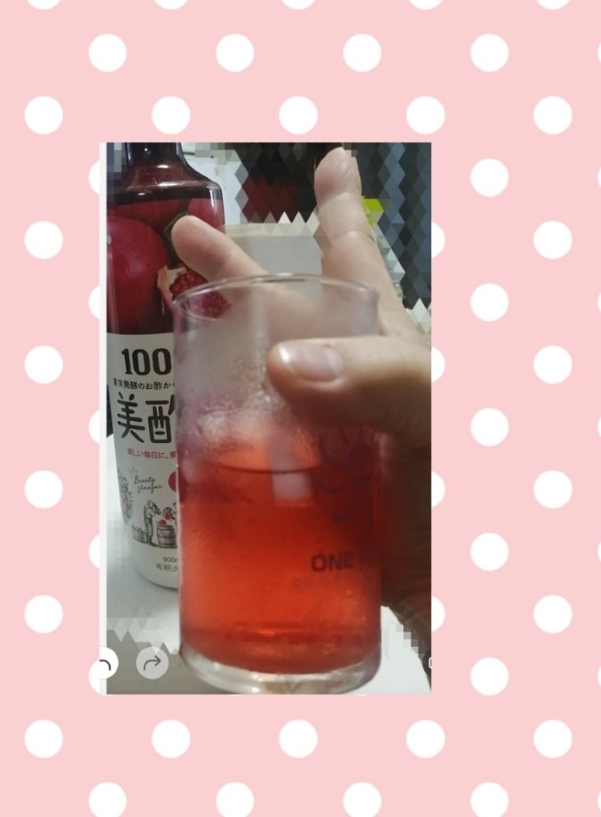 美酢でピース✌乾杯（ザクロ）