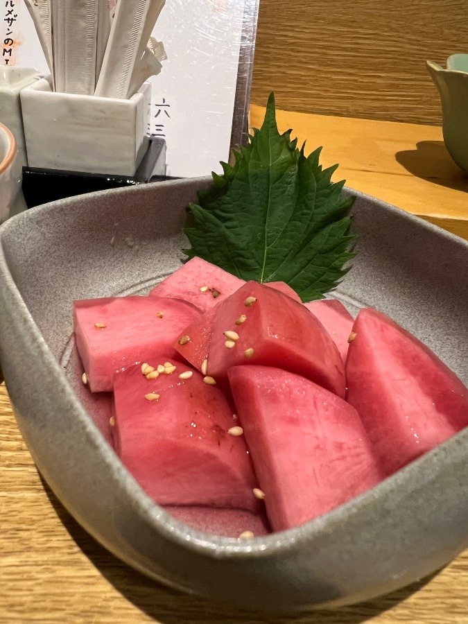 仲間っていいね！赤かぶでさし飲み