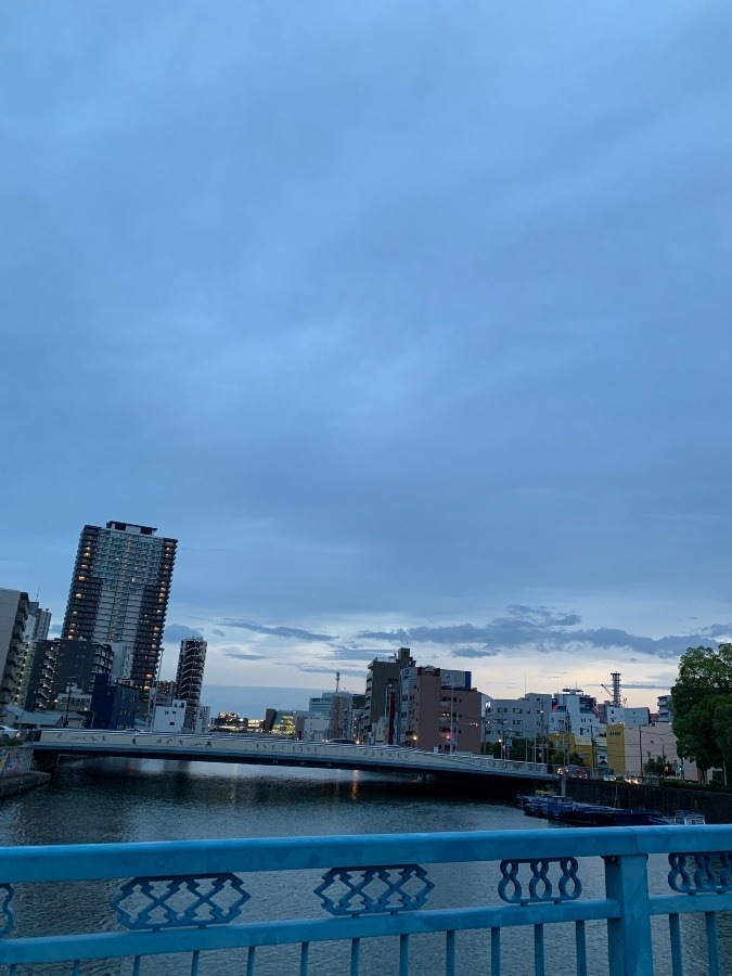 夕焼け　大阪西区！