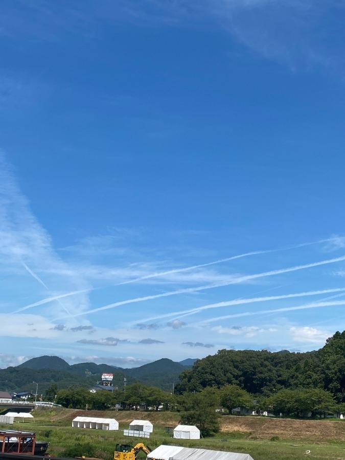 青空に☀️☀️☀️