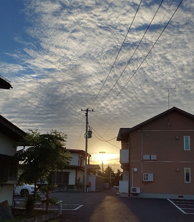 いつもの夕陽🌇🌇