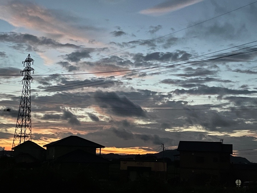 今朝の空