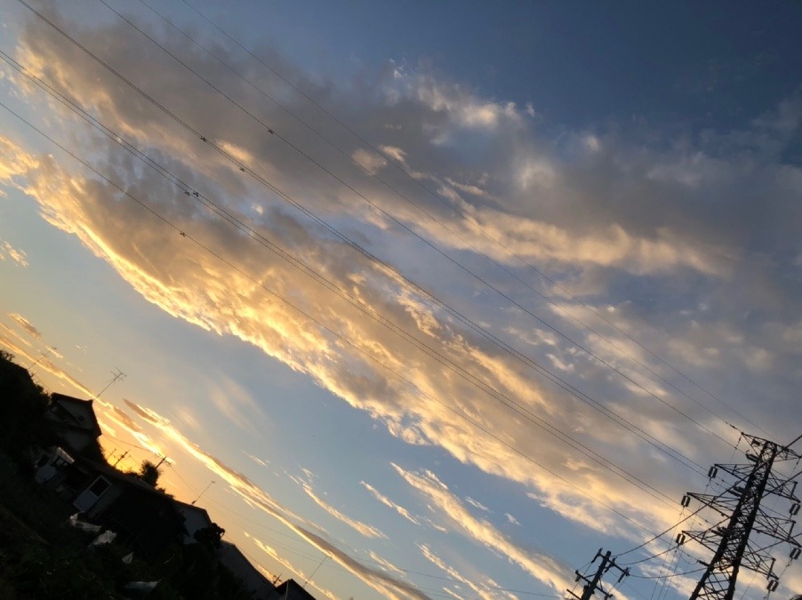 🌤17:30頃の空