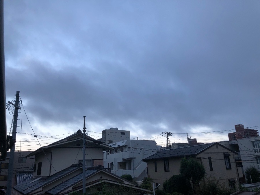 夕方の空☁️🌩