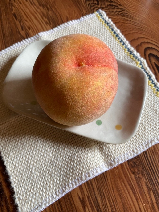 朝食後のデザート🍑🍑🍑