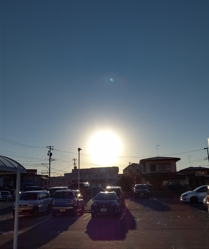 いつもの夕陽🌇