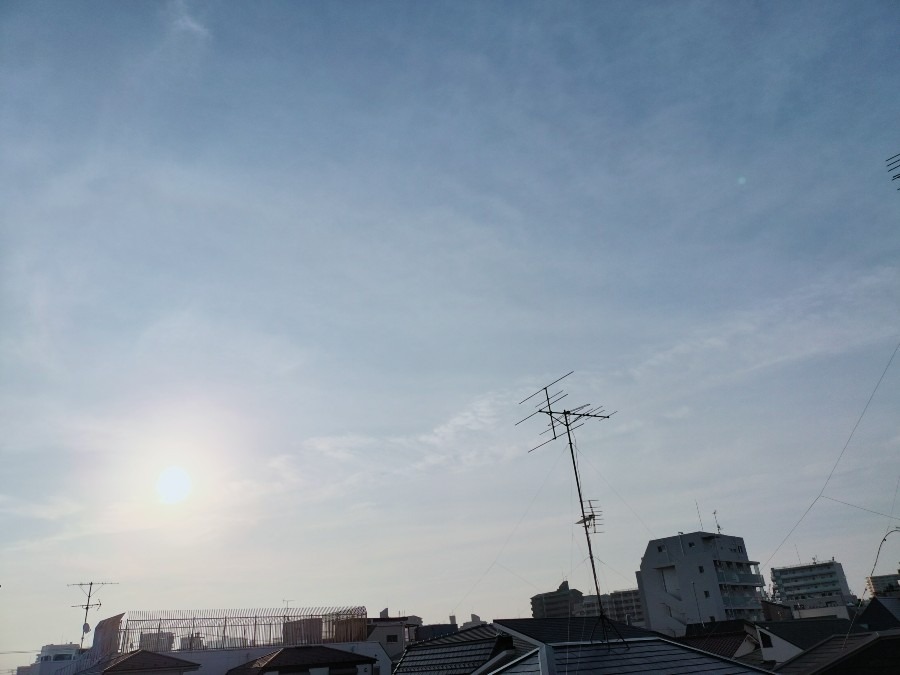 9月14日朝の空