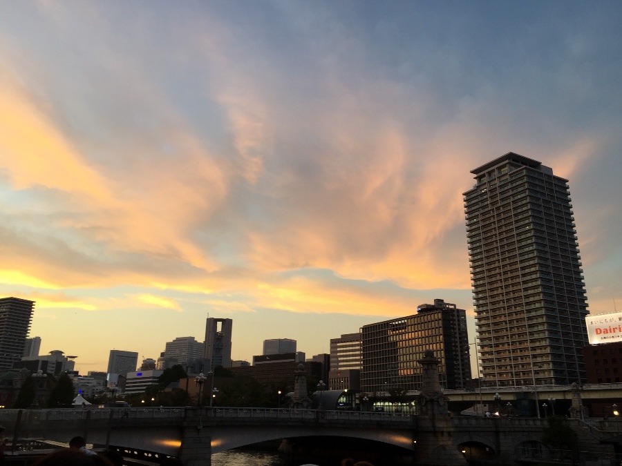 思い出！夕焼け　大阪