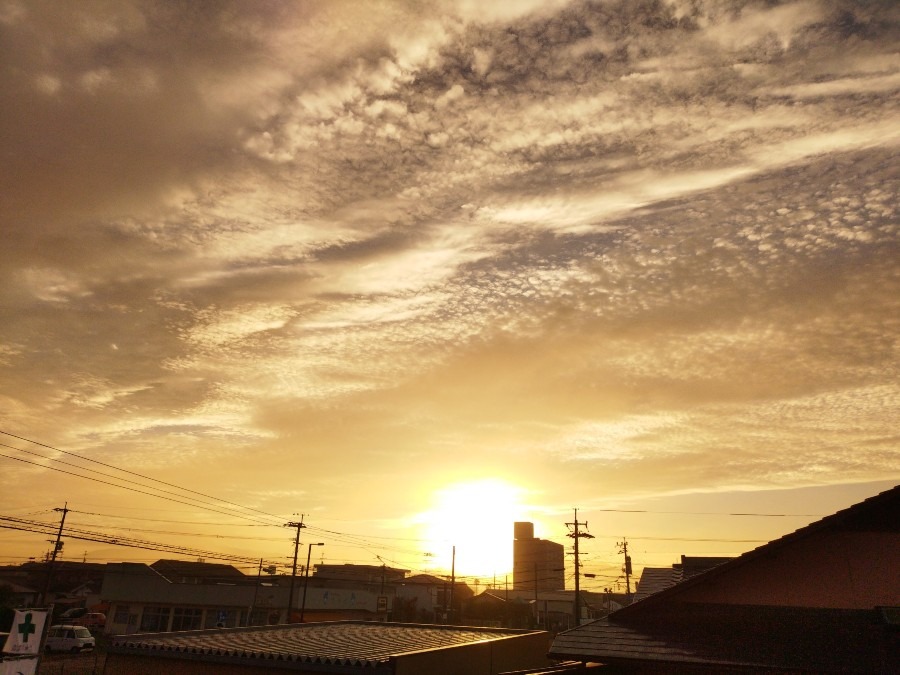 都城市（2022/10/22）今朝も晴れてます😊↗️（東の空）③