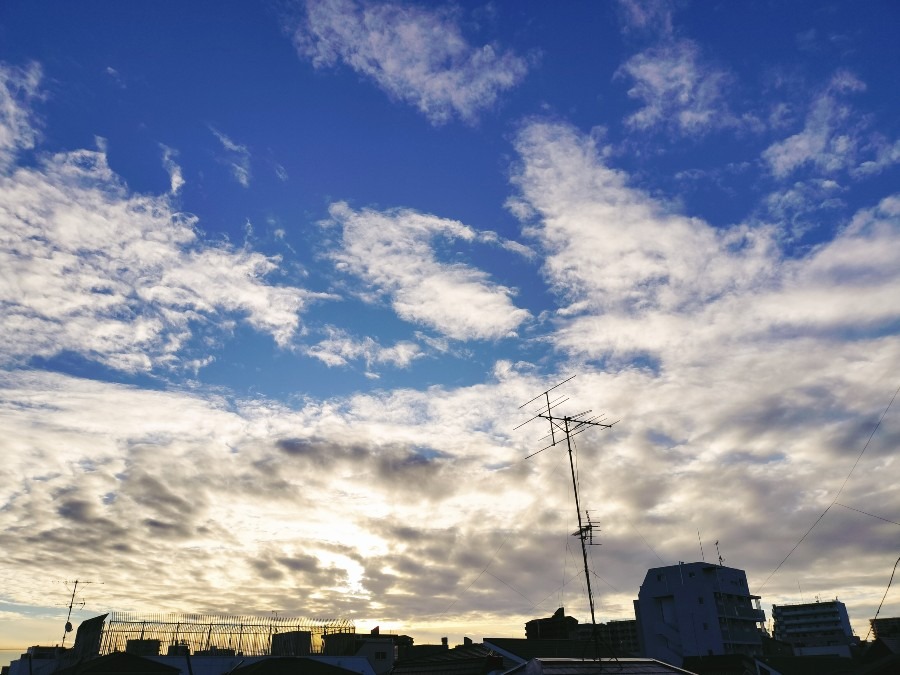 10月26日朝の空