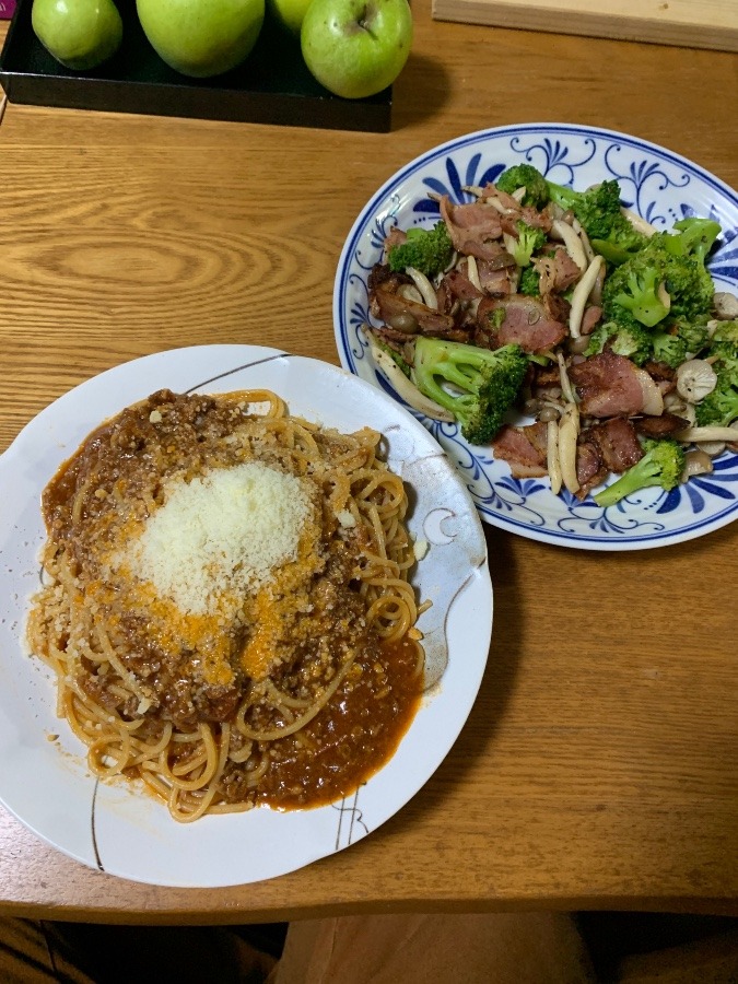 昨日の夕食(初飯)