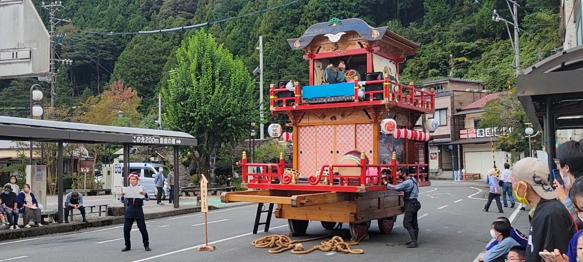 2022.10.15  千頭の大祭　からくり屋台　恵比寿の仕掛け