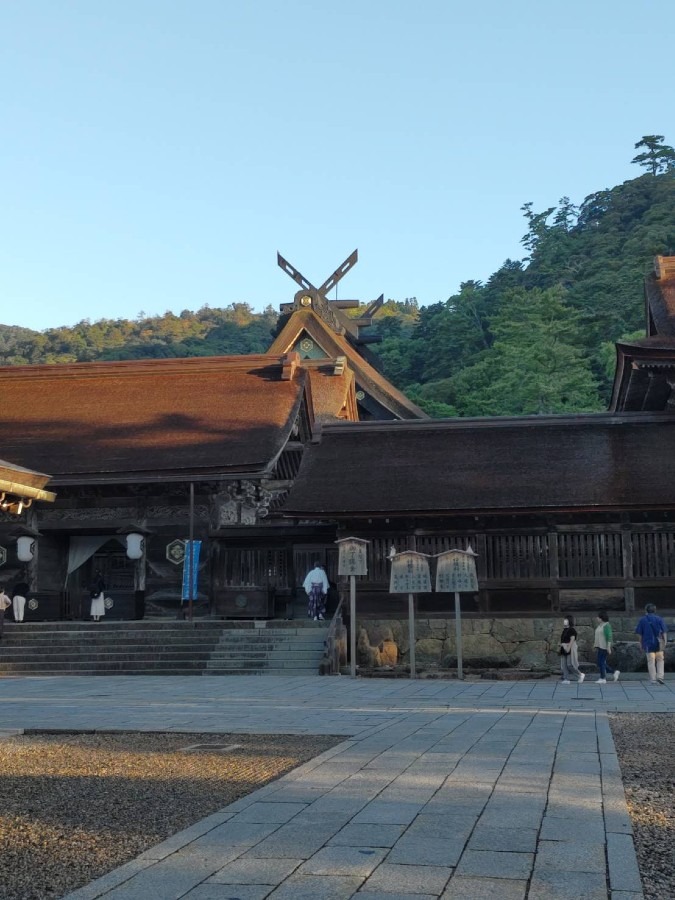 秋の出雲大社　ご本殿