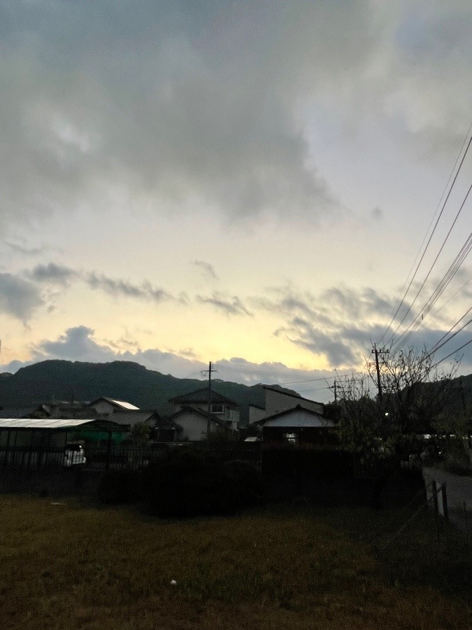 今朝の空✨