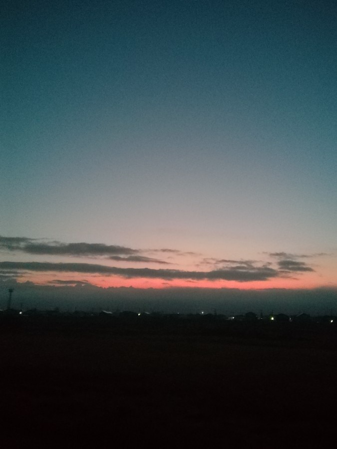 今朝の空