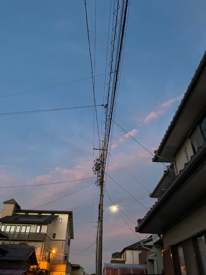 西の空