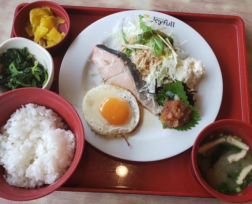 医食同源－ジョイフル鮭定食.アスタキサンチン