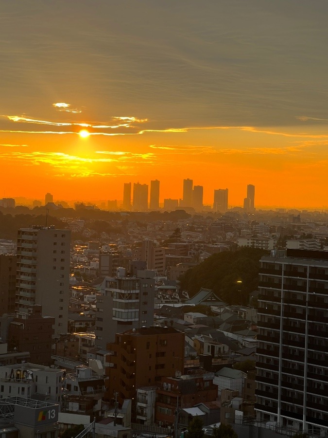 今の夕陽