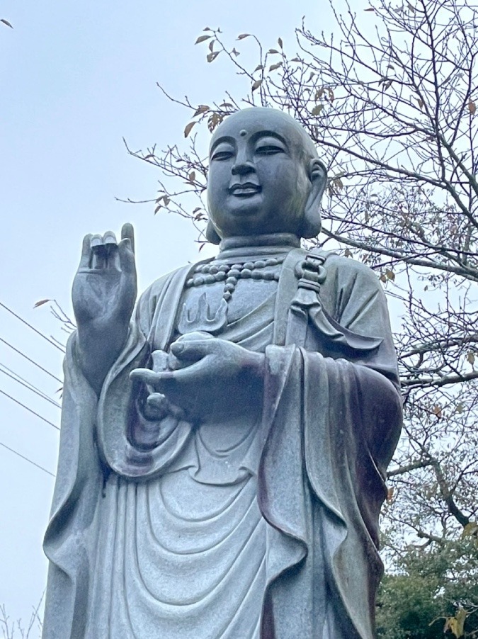 雨の中