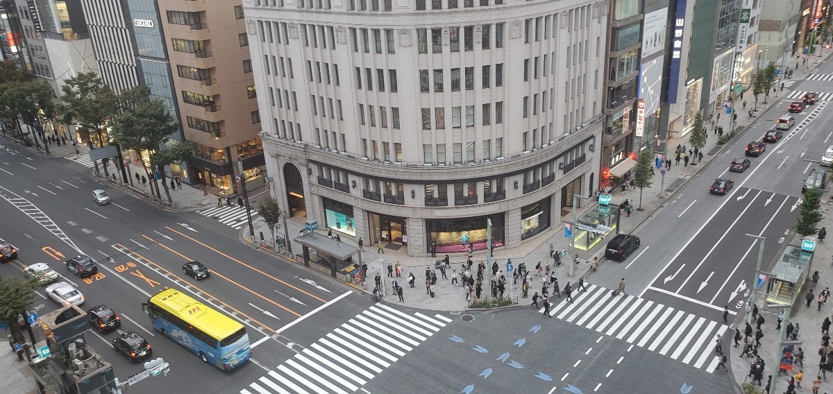 L’ARGENT銀座からの景色