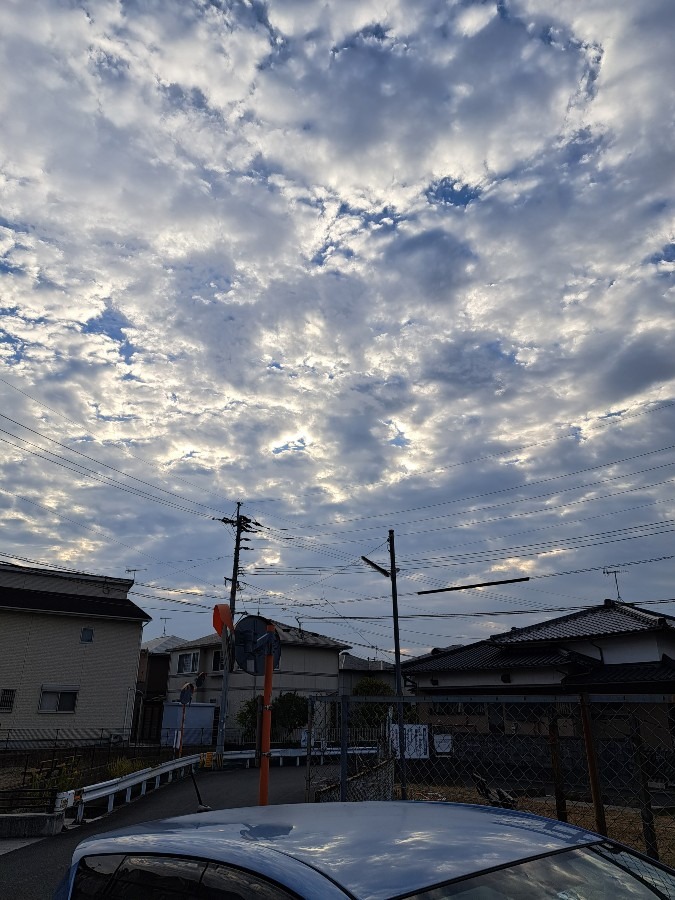 10/22　今朝の空