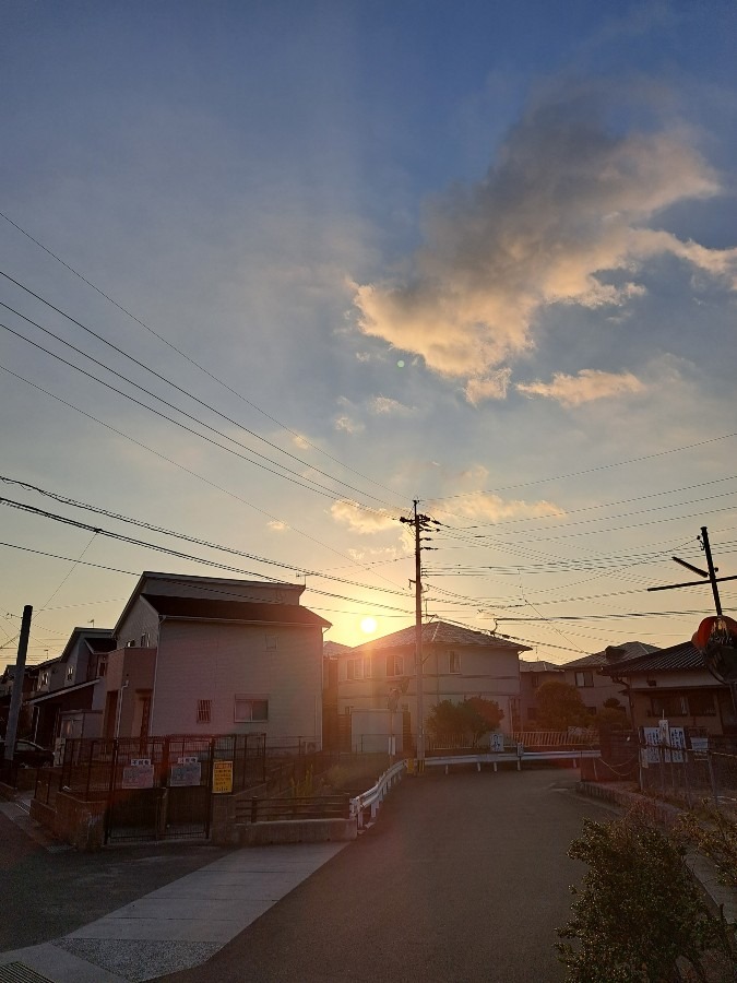 10/23　今朝の空