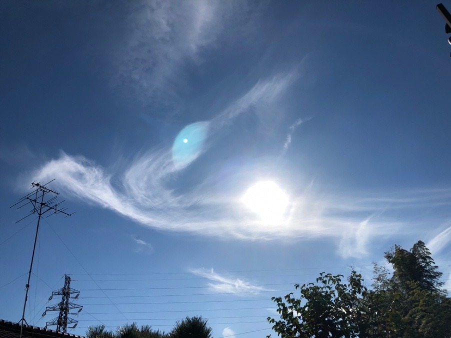 ☁️🕊14:40頃の空