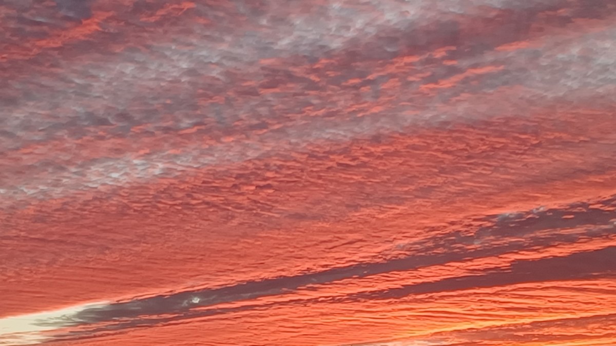 今日の夕焼け💖