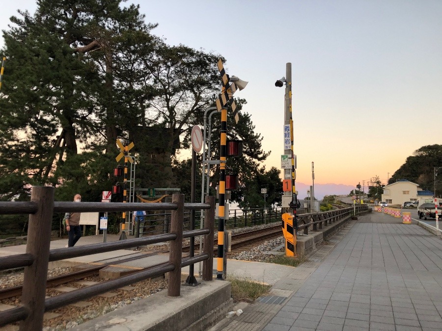 日没の雨晴海岸①