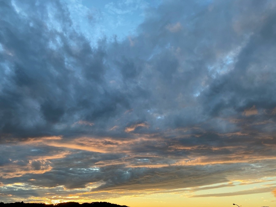 10月7日の夕焼け空