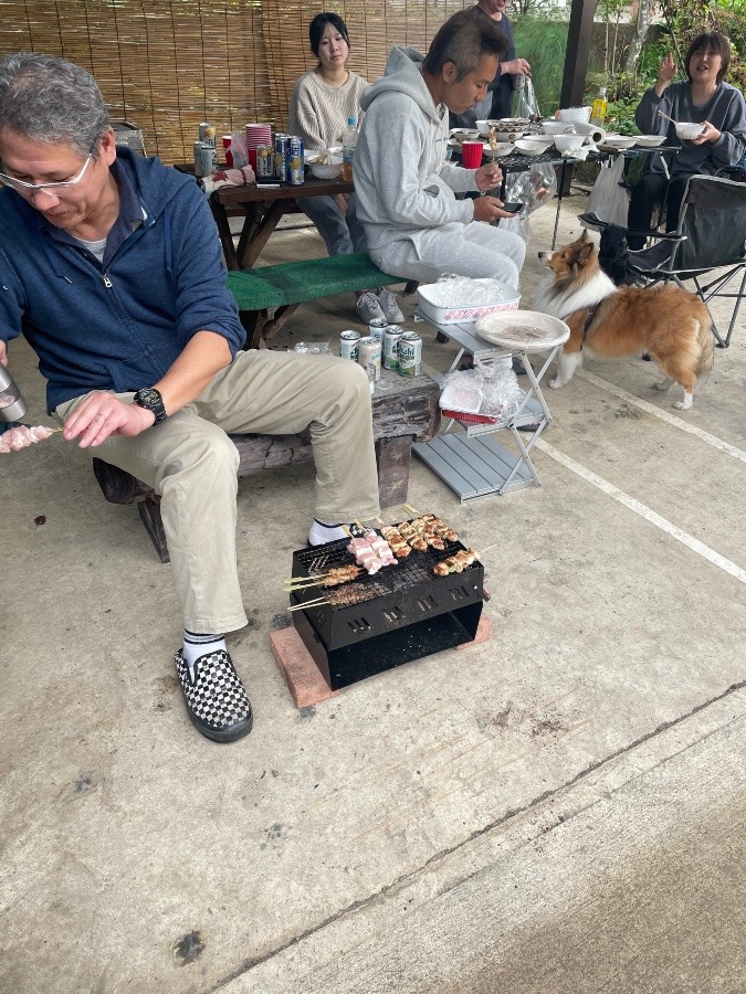 焼き鳥も始めました(笑)