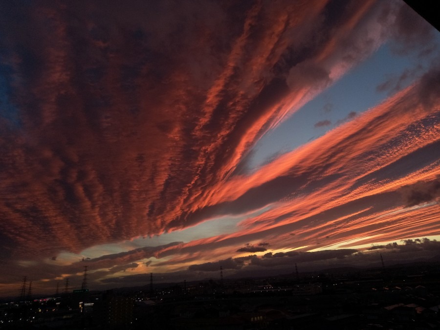 今日の空