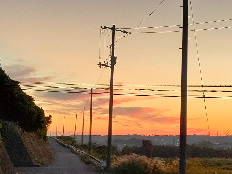 10/31の夕焼け