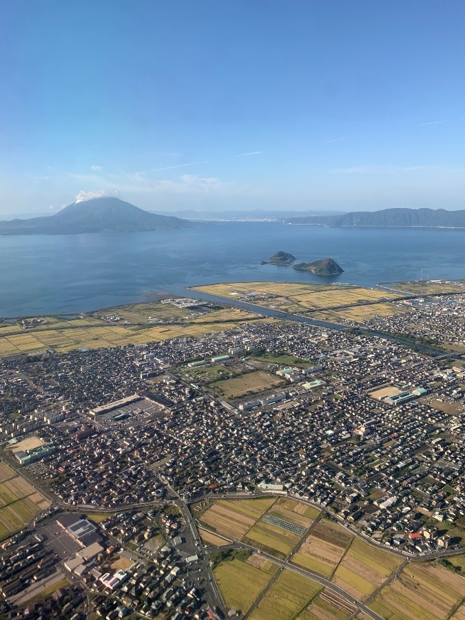 鹿児島着陸