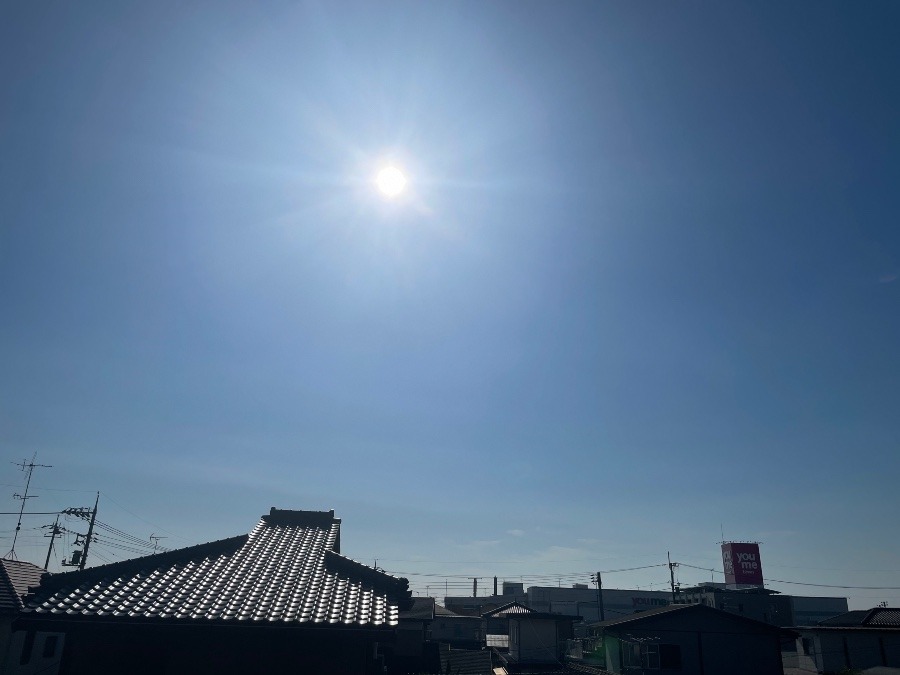 朝の空 9時