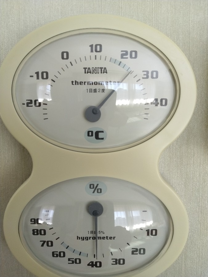 温度計と湿度計！