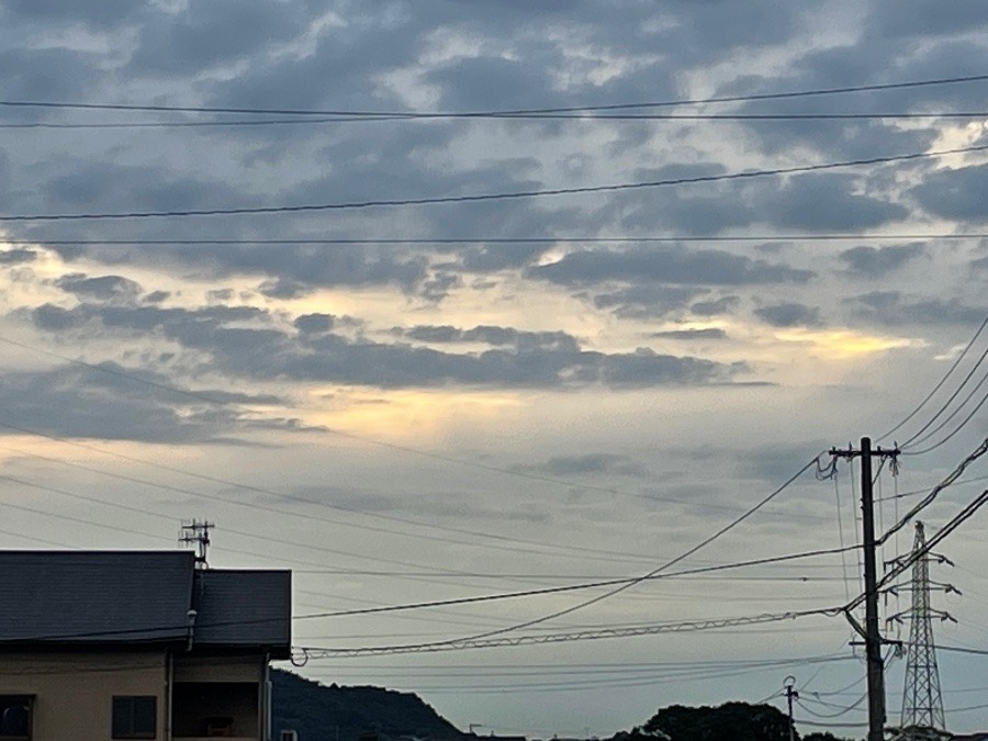 今朝の空