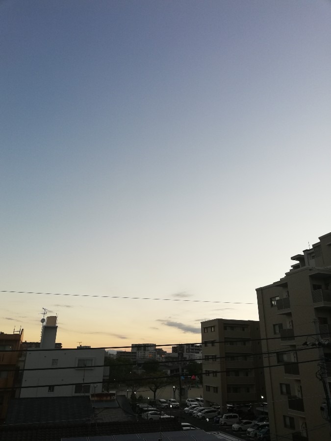 6:22の空!