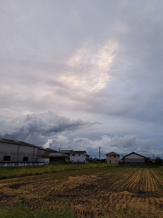 10/6　今朝の空