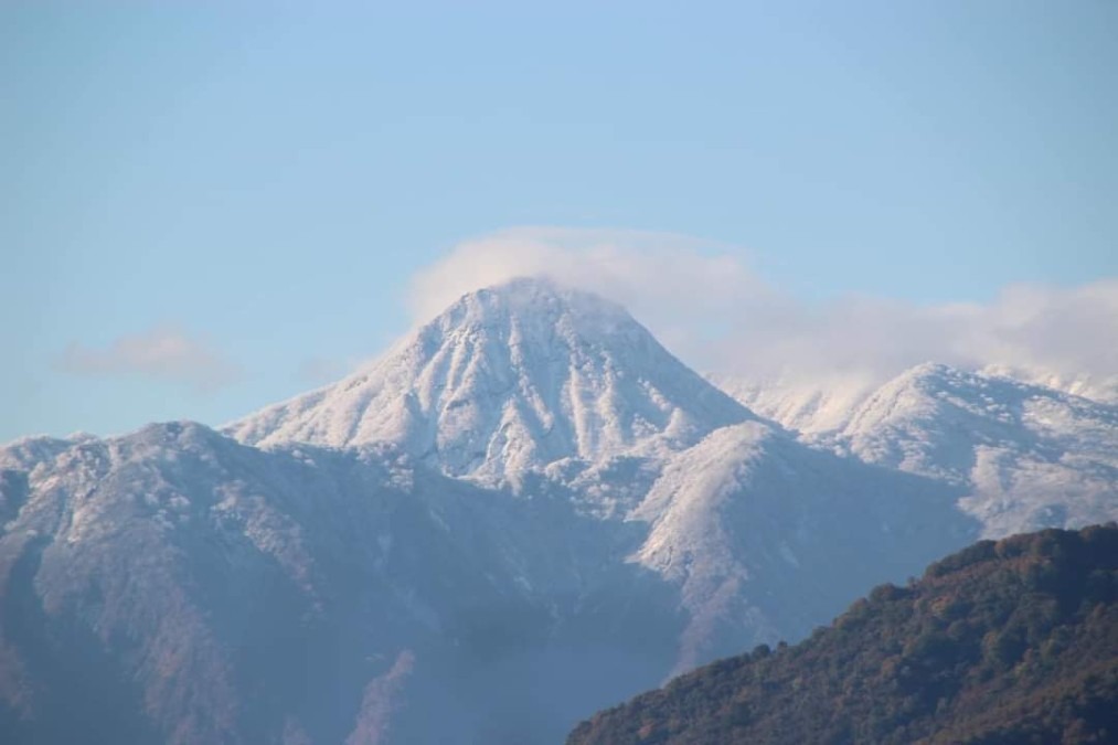 今朝の妙高山