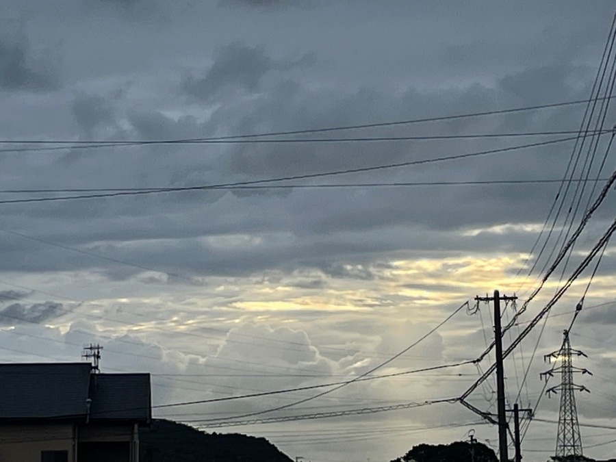 今朝の空